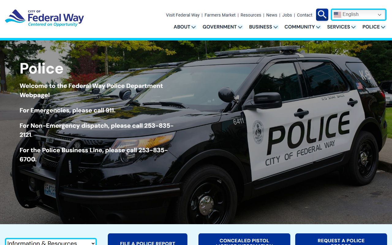 Federal Way jail roster source Federal Way Police Department
