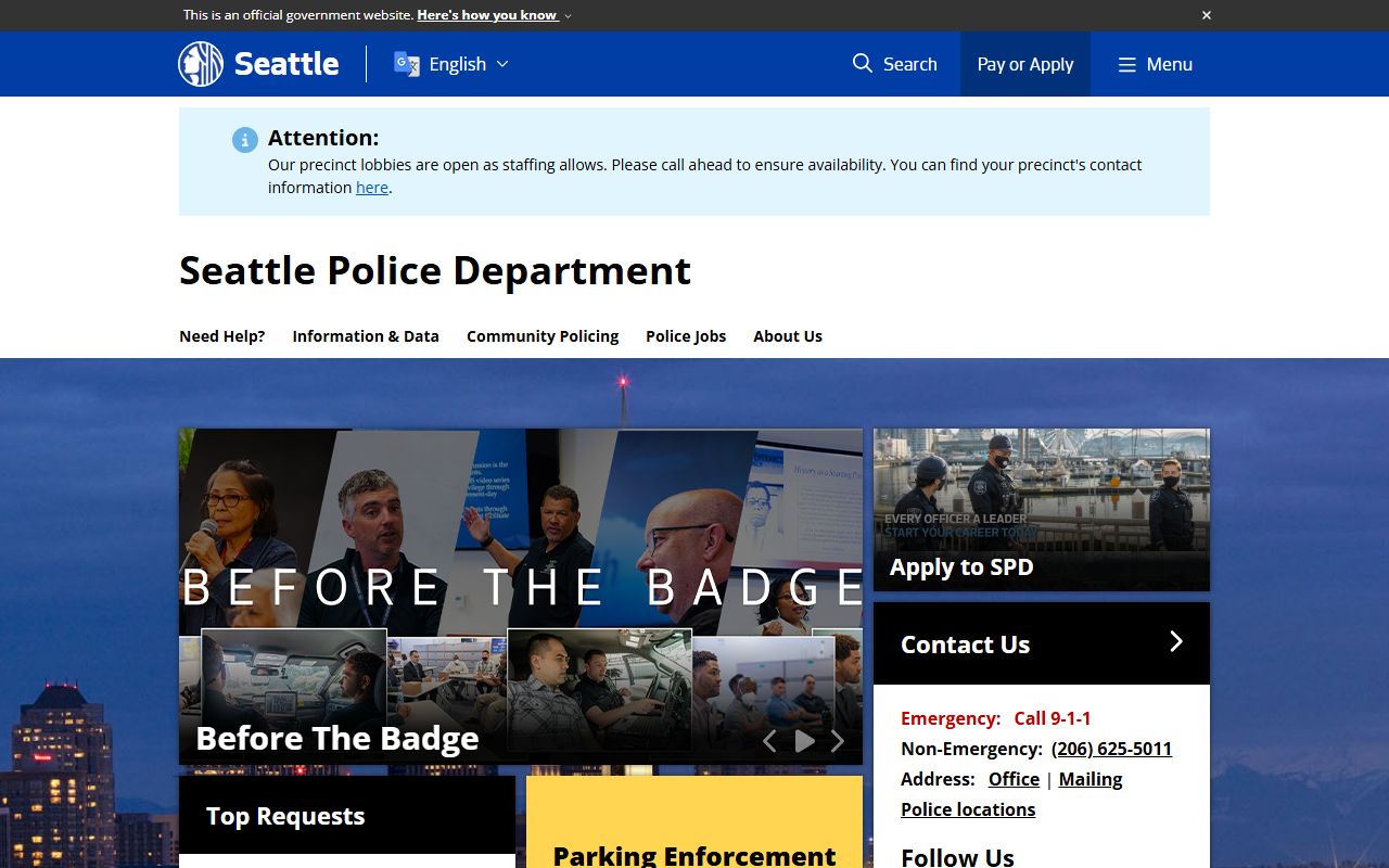 Seattle jail roster police department page